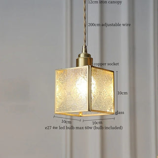 Celako™ Nacrelle Pendant Light | Resin American Vintage Bedroom Lighting