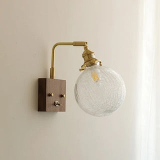 Celako™ Ambrica Wall Light | Glass Bedroom Lighting