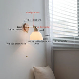 Celako™ Lunashi Wall Light | Glass Japan Wabi Sabi