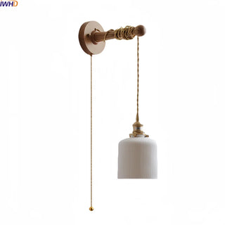 Celako™ Ceruli Wall Light | Ceramic Bedside Lighting
