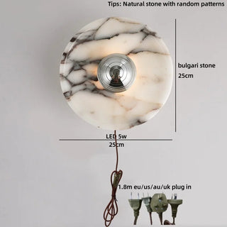 Celako™ Lumia Wall Light | Bulgari Stone Living Room Lighting