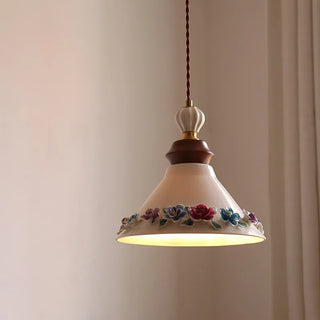 Celako™ Ceraflor Pendant Light | Ceramic Bedroom Lighting