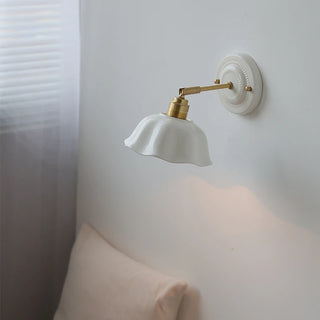 Celako™ Kaolyn Wall Light | Ceramic Copper Bedside Lighting