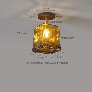 Celako™ Auriel Ceiling Light | Glass Dining Room Lighting