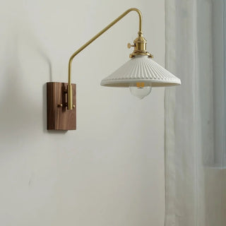 Celako™ Cerune Wall Light | Copper Ceramic Bedroom Lighting