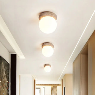 Celako™ Sabbiosa Ceiling Light | Yellow Travertine Living Room Lighting