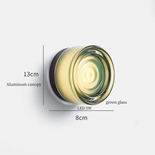Celako™ Cirqua Wall Light | Glass Modern Minimalism Bedroom Lighting