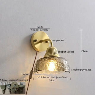 Celako™ Kasumi Wall Light | Copper Living Room Lighting