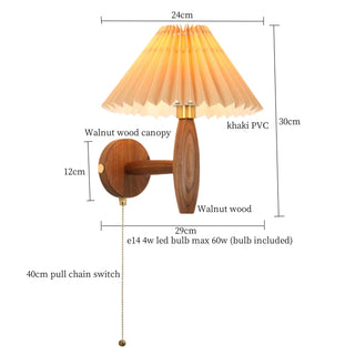 Celako™ Ivoura Wall Light | PVC Wood Living Room Lighting