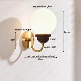 Celako™ Aesura Wall Light | Glass Living Room Lighting