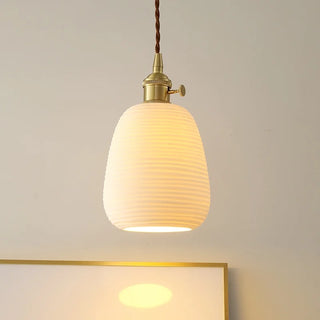 Celako™ Kaol Pendant Light | White Ceramic Kitchen Island Lighting