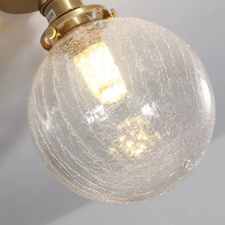 Celako™ Aurylis Ceiling Light | Copper Glass Living Room Lighting