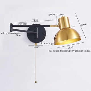 Celako™ Linevo Wall Light | Iron Contemporary Bedroom Lighting