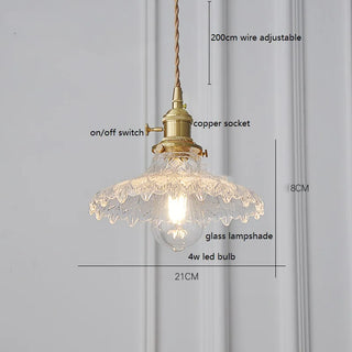 Celako™ Zelora Pendant Light | Glass Dining Room Lighting