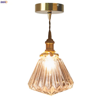 Celako™ Plissia Pendant Light | Glass Stone Kitchen Island Lighting
