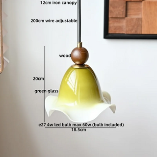 Celako™ Ampora Pendant Light | Glass Bedroom Lighting