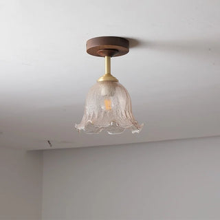 Celako™ Orbola Ceiling Light | Wood Glass Kitchen Island Lighting