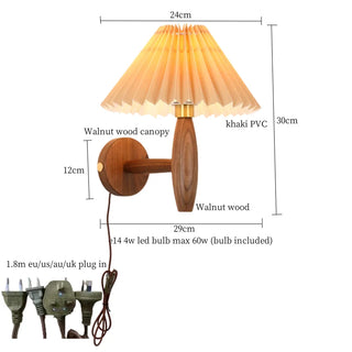 Celako™ Ivoura Wall Light | PVC Wood Living Room Lighting