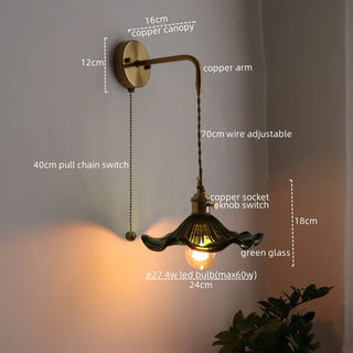 Celako™ Cuverro Wall Light | Glass Bedroom Lighting