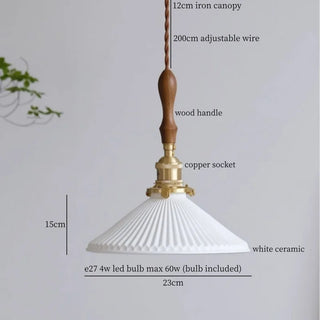 Celako™ Albite Pendant Light | White Ceramic Kitchen Island Lighting