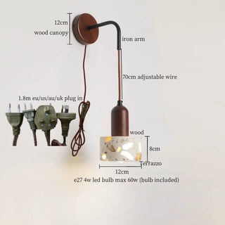Celako™ Fragmenta Wall Light | Terrazzo Contemporary Lighting