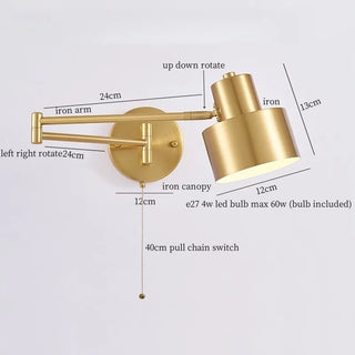 Celako™ Linevo Wall Light | Iron Contemporary Bedroom Lighting