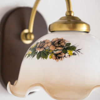 Celako™ Vitrosia Wall Light | Glass Copper Bedroom