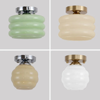 Celako™ Opella Ceiling Light | Glass Iron Dining Room Lighting
