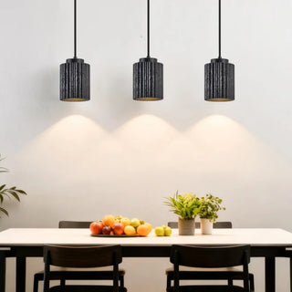 Celako™ Travenir Pendant Light | Black Travertine Kitchen Island Lighting