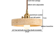 Yellow Travertine 1