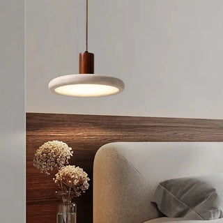 Celako™ Auresco Pendant Light | Yellow Travertine Mid Century Modern