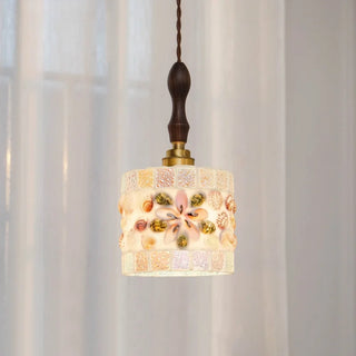 Celako™ Nacreum Pendant Light | Resin And Shell Kitchen Island Lighting