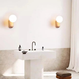 Celako™ Travione Wall Light | Yellow Travertine Wabi Sabi Modern Bedroom Lighting