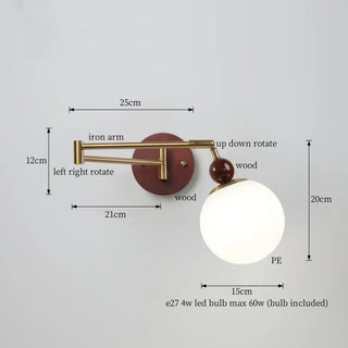 Celako™ Ferumi Wall Light | Iron Vintage Living Room Lighting