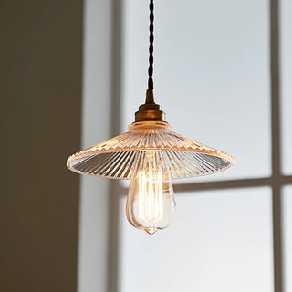 Celako™ Plisse Pendant Light | Clear Glass Nordic Minimalism