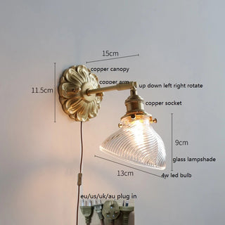 Celako™ Vesani Wall Light | Copper Bedroom Lighting