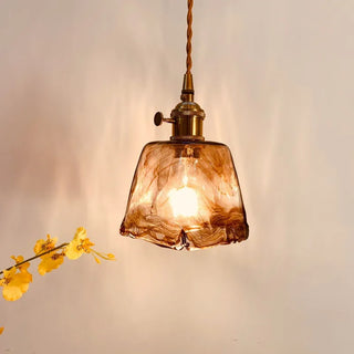 Celako™ Emberis Pendant Light | Glass Bedroom Lighting