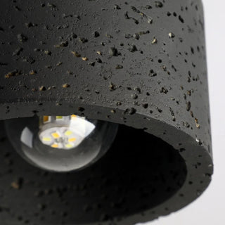 Celako™ Traverra Ceiling Light | Black Travertine Living Room Lighting