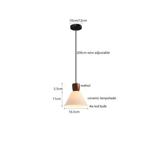 Celako™ Ashira Pendant Light | Ceramic Bedroom Lighting