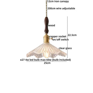 Celako™ Sencha Pendant Light | Green Glass Vintage Japan
