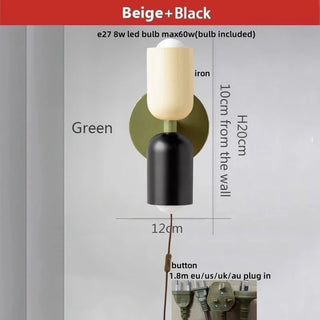 Celako™ Dipolo Wall Light | Iron Modern Style Bedroom Lighting
