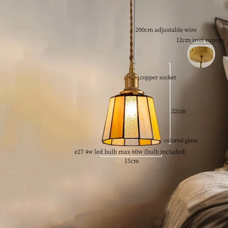 Celako™ Prismara Pendant Light | Glass Bedroom Lighting