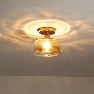 Celako™ Cuprel Ceiling Light | Copper Glass Kitchen Island Lighting
