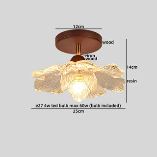 Celako™ Xylora Ceiling Light | Resin French Vintage Living Room Lighting