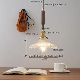 Celako™ Clarivon Pendant Light | Clear Glass Kitchen Island Lighting
