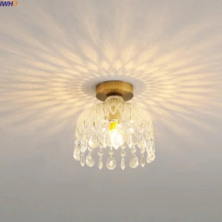 Celako™ Verelle Ceiling Light | Clear Glass Bedroom Lighting