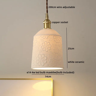 Celako™ Keramos Pendant Light | Ceramic French Vintage Kitchen Island Lighting