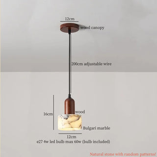 Celako™ Pietralux Pendant Light | Marble Kitchen Island Lighting