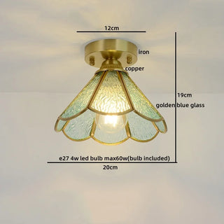 Celako™ Cuvena Pendant Light | Copper Glass Kitchen Island Lighting