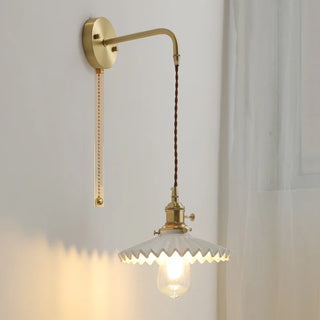 Celako™ Vestra Wall Light | Copper Ceramic Bedroom Lighting